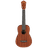 Brown ukulele